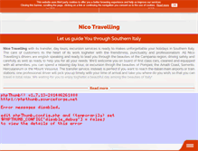 Tablet Screenshot of nicotravelling.com